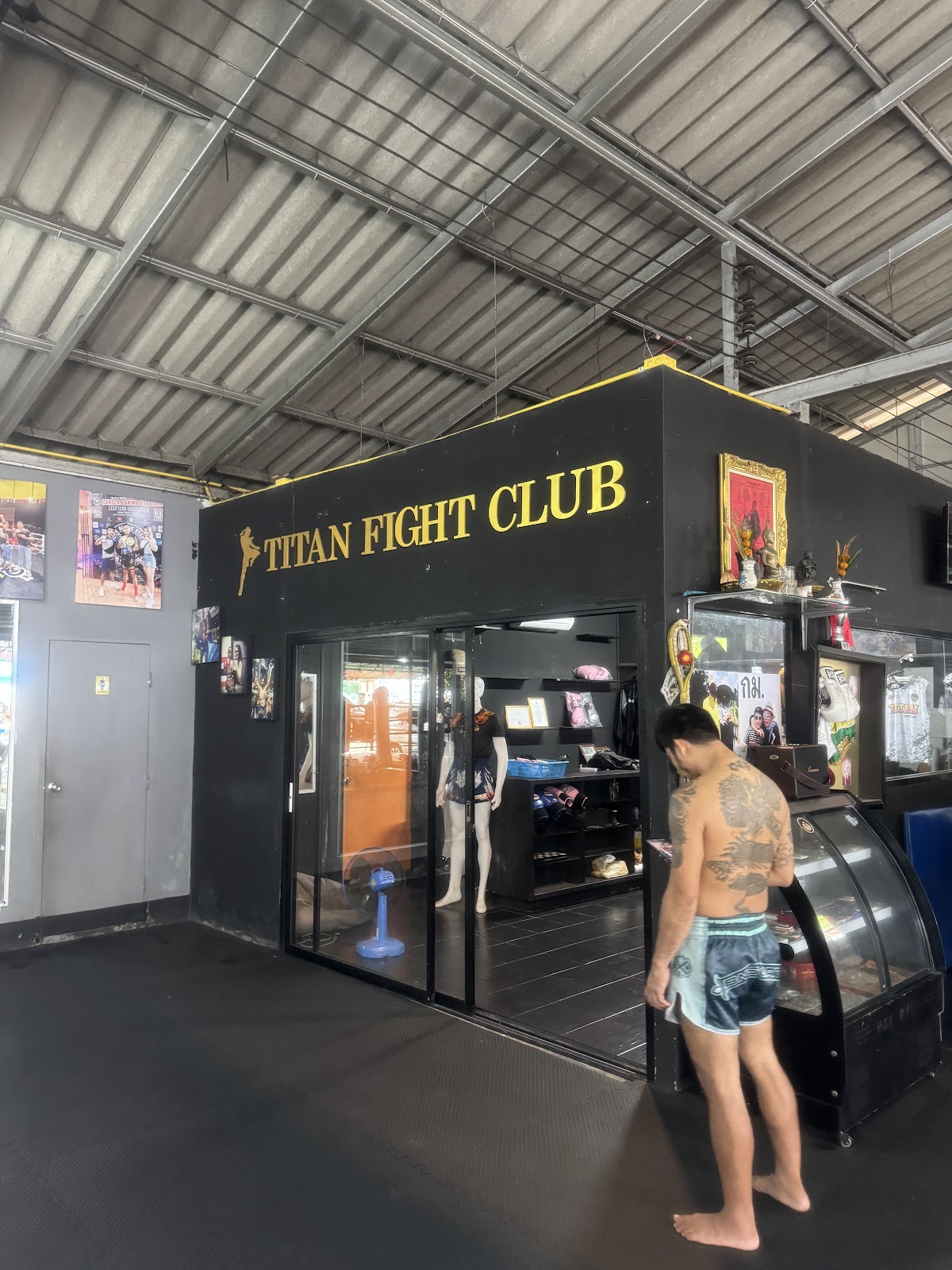 Titan Fight Club entrance and signage